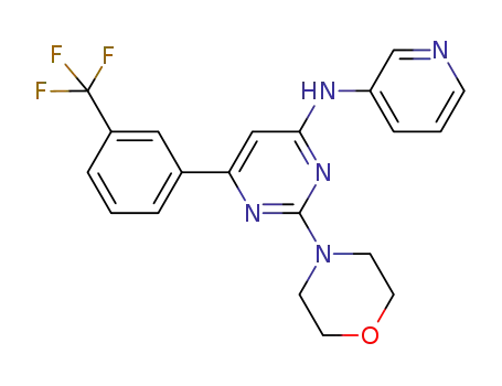 4-Pyrimidinamine,
2-(4-morpholinyl)-N-3-pyridinyl-6-[3-(trifluoromethyl)phenyl]-