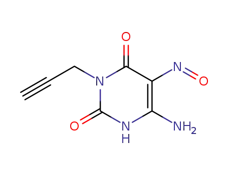 6-amino-5-nitroso-3-prop-2-ynyl-1H,3H-pyrimidine-2,4-dione