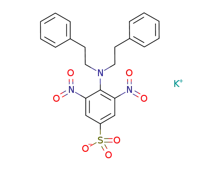 Molecular Structure of 1246378-98-2 (C<sub>22</sub>H<sub>20</sub>N<sub>3</sub>O<sub>7</sub>S<sup>(1-)</sup>*K<sup>(1+)</sup>)