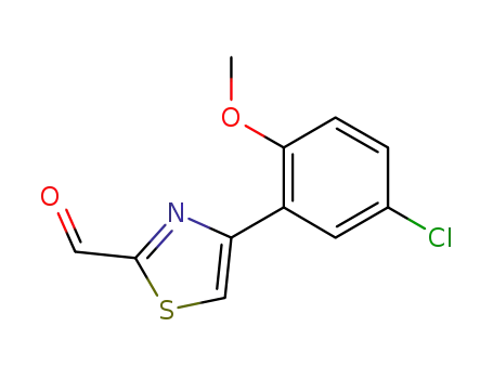 4-(5-Chloro-2-methoxy-phenyl)-thiazole-2-carbaldehyde