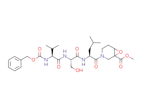 Z-Val-Ser-Leu-[methyl (3RS,4RS)-3,4-epoxypiperidine-3-carboxylate]