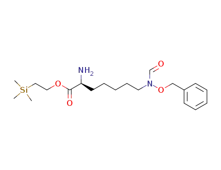 (S)-2-Amino-7-(benzyloxy-formyl-amino)-heptanoic acid 2-trimethylsilanyl-ethyl ester