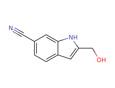 1H-Indole-6-carbonitrile, 2-(hydroxymethyl)-