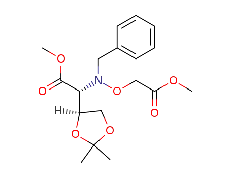 (R)-(Benzyl-methoxycarbonylmethoxy-amino)-((S)-2,2-dimethyl-[1,3]dioxolan-4-yl)-acetic acid methyl ester