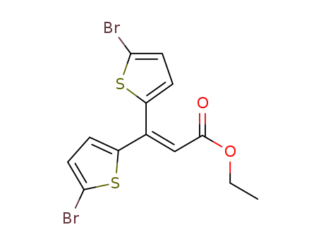 Ethyl 3,3-di(5-bromothiophen-2-yl)acrylate