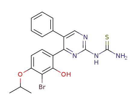 1-{4-[3-bromo-2-hydroxy-4-(1-methylethoxy)phenyl]-5-phenylpyrimidin-2-yl}thiourea