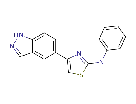 4-(1H-indazol-5-yl)-N-phenyl-1,3-thiazol-2-amine