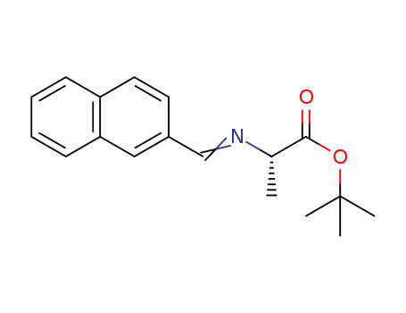 L-Alanine, N-(2-naphthalenylmethylene)-, 1,1-dimethylethyl ester