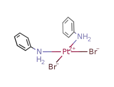 Molecular Structure of 59788-49-7 (dibromoplatinum(2+) bis(phenylazanide))