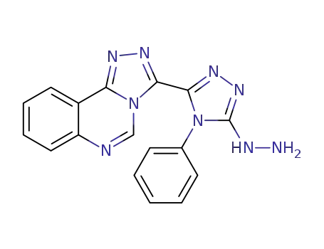 3-(5-hydrazinyl-4-phenyl-4H-1,2,4-triazol-3-yl)-1,2,4-triazolo[4,3-c]quinazoline