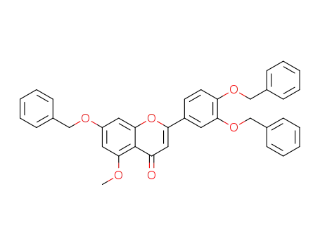 7-(benzyloxy)-2-(3,4-bis(benzyloxy)phenyl)-5-methoxy-4H-chromen-4-one