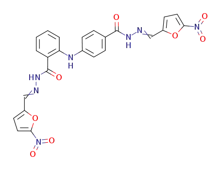 2,4'-azanediylbis{N'-[(5-nitrofuran-2-yl)methylene]benzohydrazide}