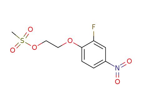 Ethanol, 2-(2-fluoro-4-nitrophenoxy)-, methanesulfonate (ester)