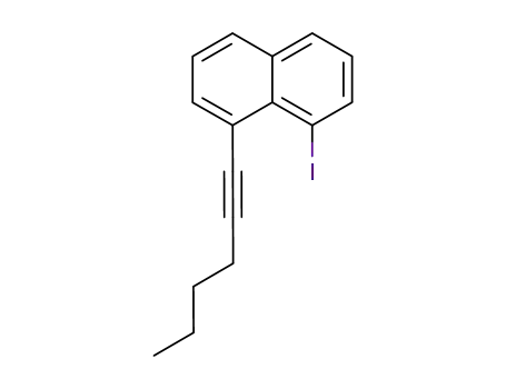 1-(1-Hexynyl)-8-iodonaphthalene