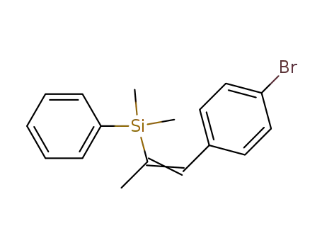 2-(dimethylphenylsilyl)-3-(4-bromophenyl)-2-propene