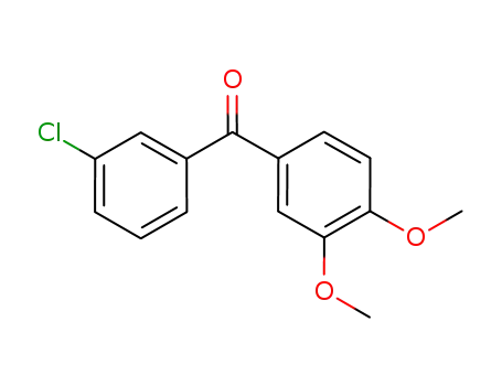 Molecular Structure of 116412-84-1 (4-Chloro-3',4'-dimethoxybenzophenone)