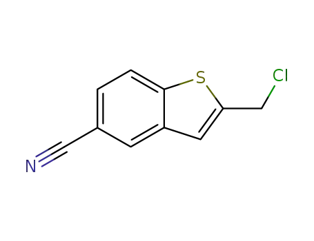 2-chloromethyl-benzo[<i>b</i>]thiophene-5-carbonitrile