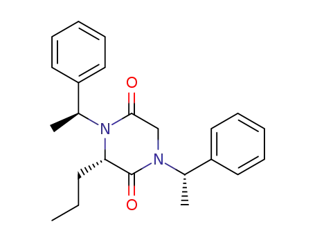 (S)-1,4-Bis-((S)-1-phenyl-ethyl)-3-propyl-piperazine-2,5-dione
