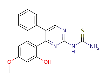 1-[4-(2-hydroxy-4-methoxyphenyl)-5-phenylpyrimidin-2-yl]thiourea