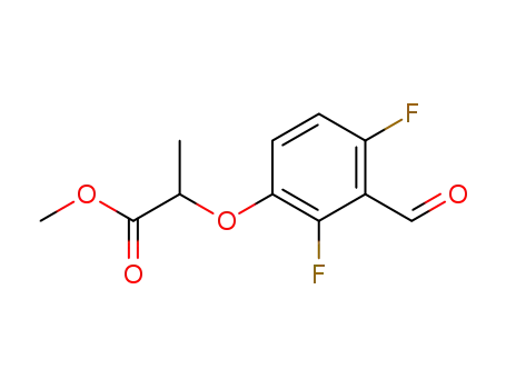 2-(2,4-difluoro-3-formyl-phenoxy)-propionic acid methyl ester