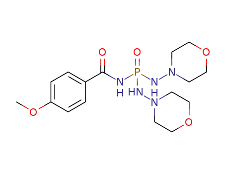 N-(4-methoxy-benzoyl)-N',N''-bis(morpholin-4-yl)phosphoric triamide