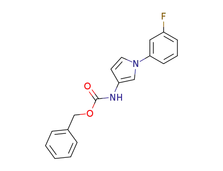 [1-(3-fluoro-phenyl)-1<i>H</i>-pyrrol-3-yl]-carbamic acid benzyl ester