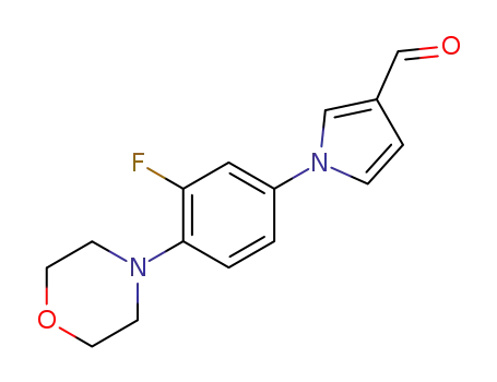 1-(3-fluoro-4-morpholin-4-yl-phenyl)-1<i>H</i>-pyrrole-3-carbaldehyde