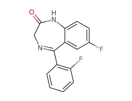2H-1,4-Benzodiazepin-2-one,7-fluoro-5-(2-fluorophenyl)-1,3-dihydro-
