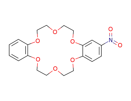 Molecular Structure of 118060-27-8 (4-NITRODIBENZO-18-CROWN-6, 97)