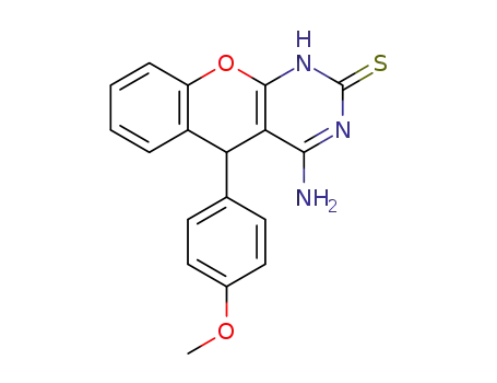 4-amino-5-(4-methoxyphenyl)-1H-chromeno[2,3-d]pyrimidine-2(5H)-thione