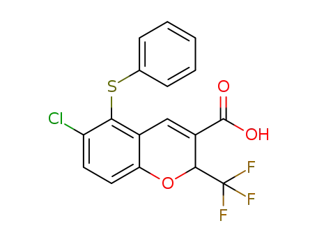 C<sub>17</sub>H<sub>10</sub>ClF<sub>3</sub>O<sub>3</sub>S