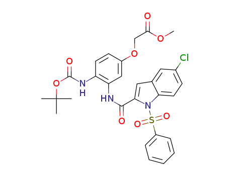 C<sub>29</sub>H<sub>28</sub>ClN<sub>3</sub>O<sub>8</sub>S