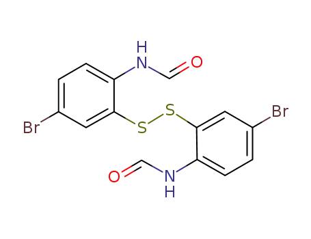N,N'-(2,2'-disulfanediylbis(4-bromo-2,1-phenylene))diformamide