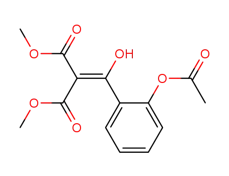 methyl [(2-acetoxyphenyl)hydroxymethylidene]methoxycarbonylacetate
