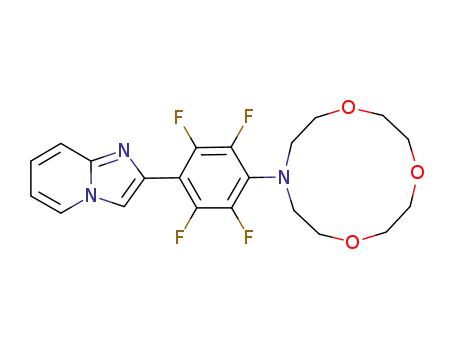 10-(2,3,5,6-tetrafluoro-4-(imidazo[1,2-a]pyridin-2-yl)phenyl)-1,4,7-trioxa-10-azacyclododecane
