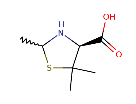 (4S,2RS)-2,5,5-Trimethylthiazolidine-4-carbox ylic acid,96% CAS NO.212755-85-6  CAS NO.212755-85-6