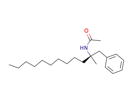 Acetamide, N-[(1R)-1-methyl-1-(phenylmethyl)undecyl]-