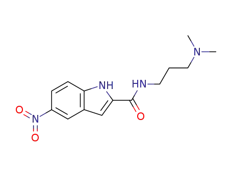 1H-Indole-2-carboxamide, N-[3-(dimethylamino)propyl]-5-nitro-