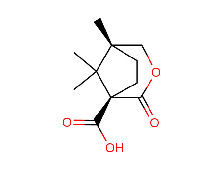 3-Oxabicyclo[3.2.1]octane-1-carboxylic acid, 5,8,8-trimethyl-2-oxo-,
(1S,5R)-