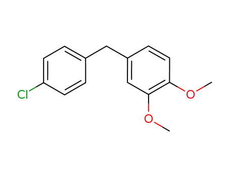 Molecular Structure of 1239703-27-5 (4-chloro-3',4'-dimethoxydiphenylmethane)