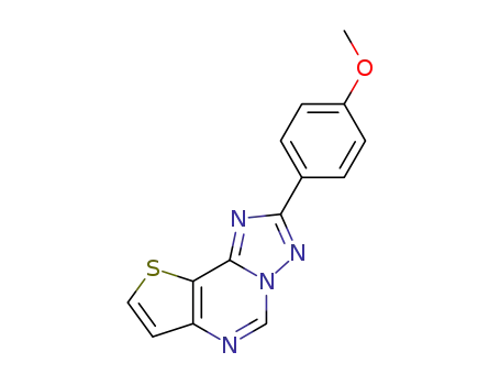2-(4-methoxyphenyl)thieno[2,3-e][1,2,4]triazolo[1,5-c]pyrimidine