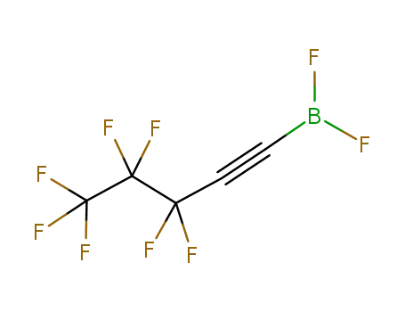 Molecular Structure of 948582-59-0 (heptafluoropent-1-yn-1-yldifluoroborane)