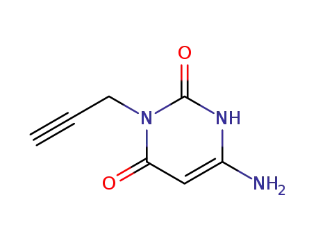 2,4(1H,3H)-Pyrimidinedione, 6-amino-3-(2-propynyl)-