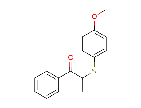 α-(p-methoxyphenylthio)propiophenone