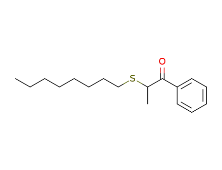 α-(n-octylthio)propiophenone