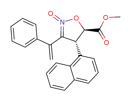 4-(1-naphthyl)-3-(1-phenylvinyl)-5-(methoxycarbonyl)isoxazoline N-oxide