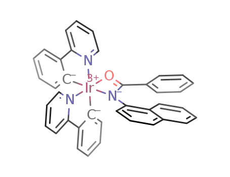 Molecular Structure of 1260248-90-5 ((ppy)<SUB>2</SUB>Ir(N-naphthylbenzamide))