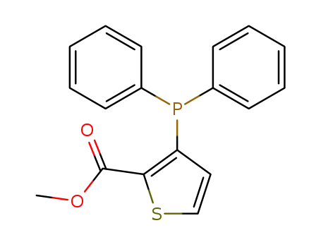 3-diphenylphosphanyl-thiophene-2-carboxylic acid methyl ester