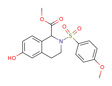 1-Isoquinolinecarboxylic acid,
1,2,3,4-tetrahydro-6-hydroxy-2-[(4-methoxyphenyl)sulfonyl]-, methyl
ester