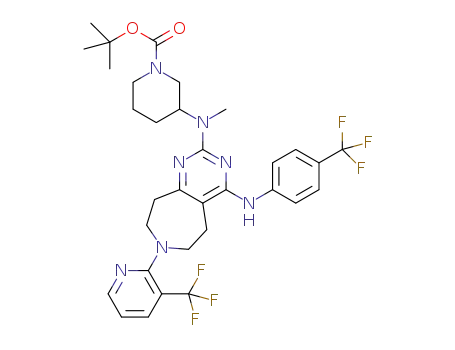 C<sub>32</sub>H<sub>37</sub>F<sub>6</sub>N<sub>7</sub>O<sub>2</sub>